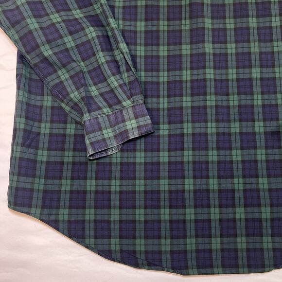 Polo Ralph Lauren Shirt Mens Size L Blackwatch Tartan Plaid Lowell Sport Cotton - Picture 11 of 14